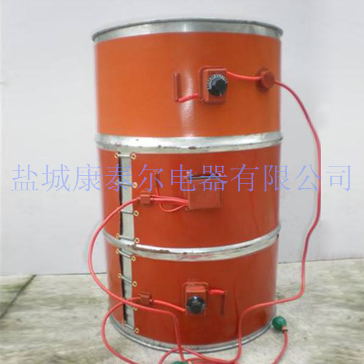 硅橡膠油桶加熱器 硅橡膠油桶電熱帶