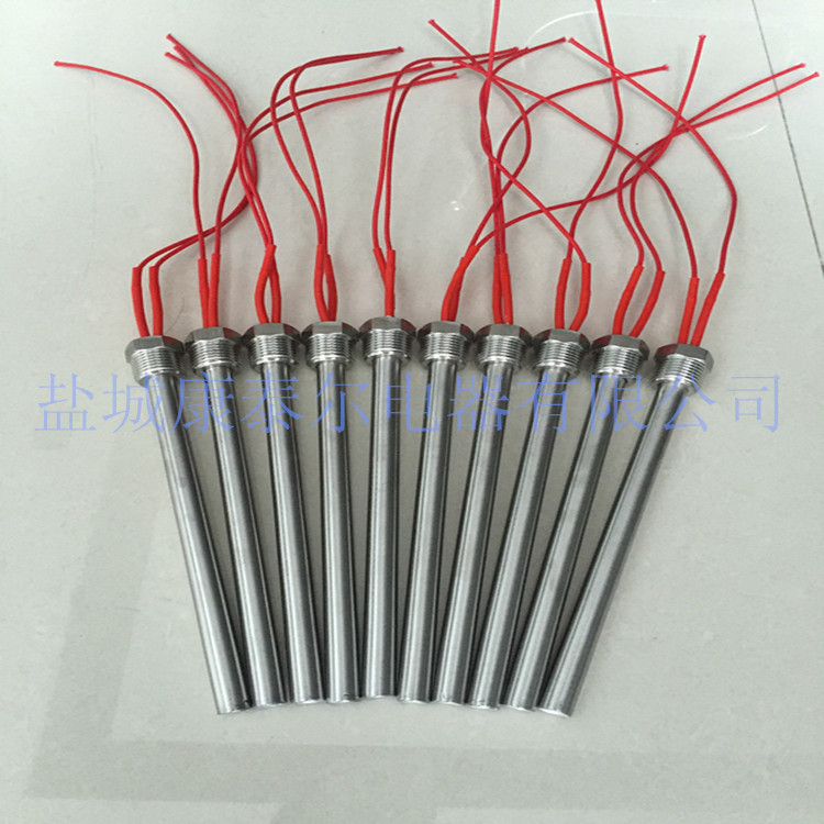 工業用干燒不銹鋼單頭發熱管加熱棒